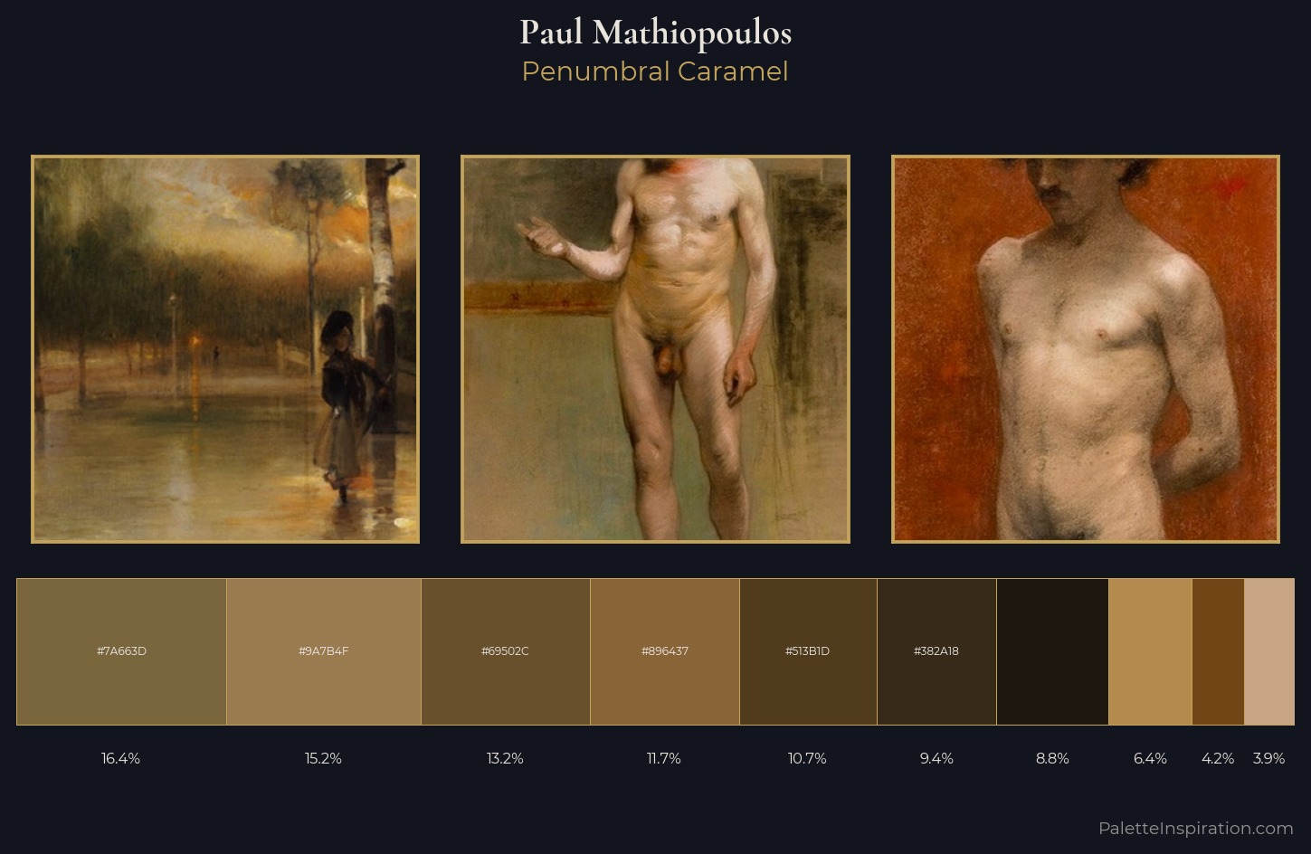 Paul Mathiopoulos Palette 4 — Penumbral Caramel