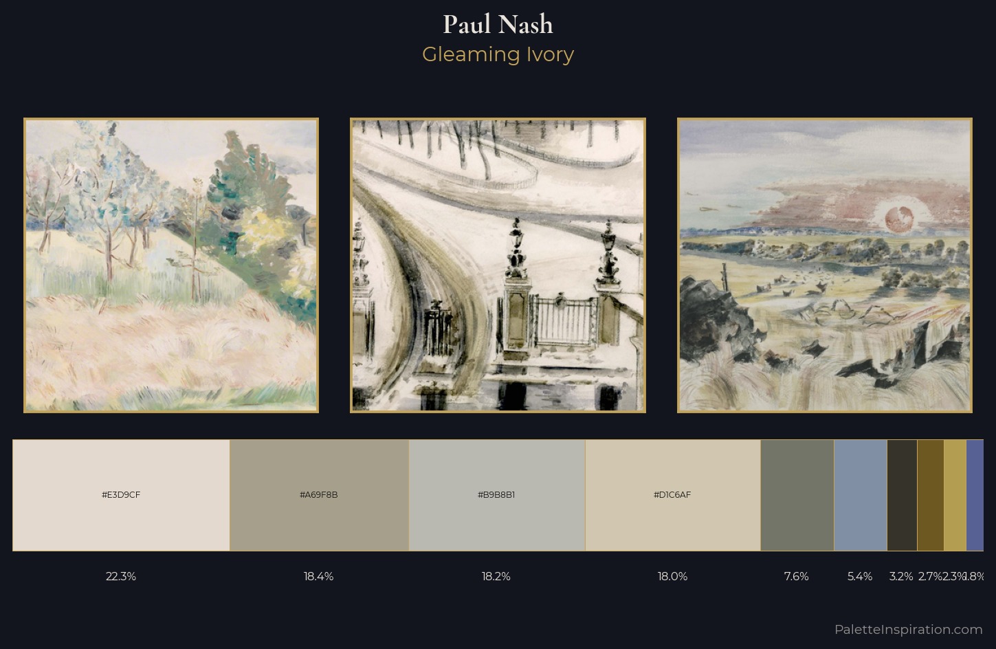Paul Nash Palette 2 — Gleaming Ivory