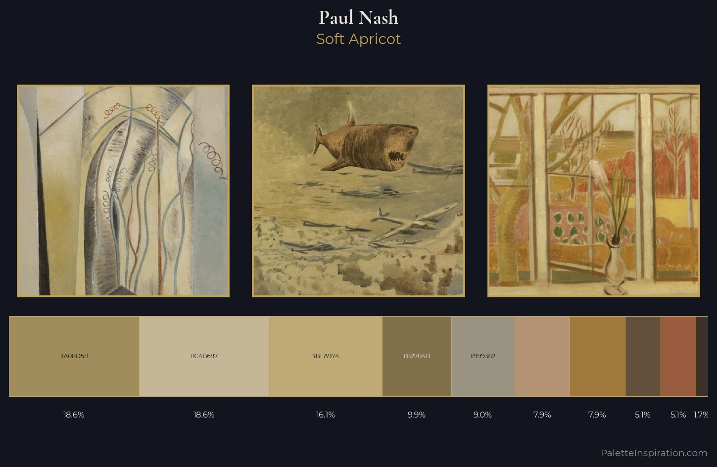 Paul Nash Palette 5 — Soft Apricot