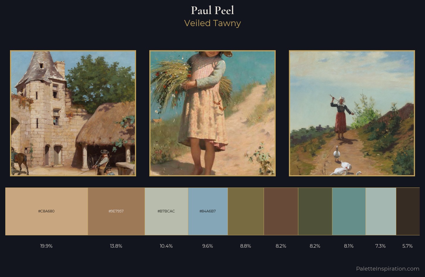 Paul Peel Palette 2 — Veiled Tawny