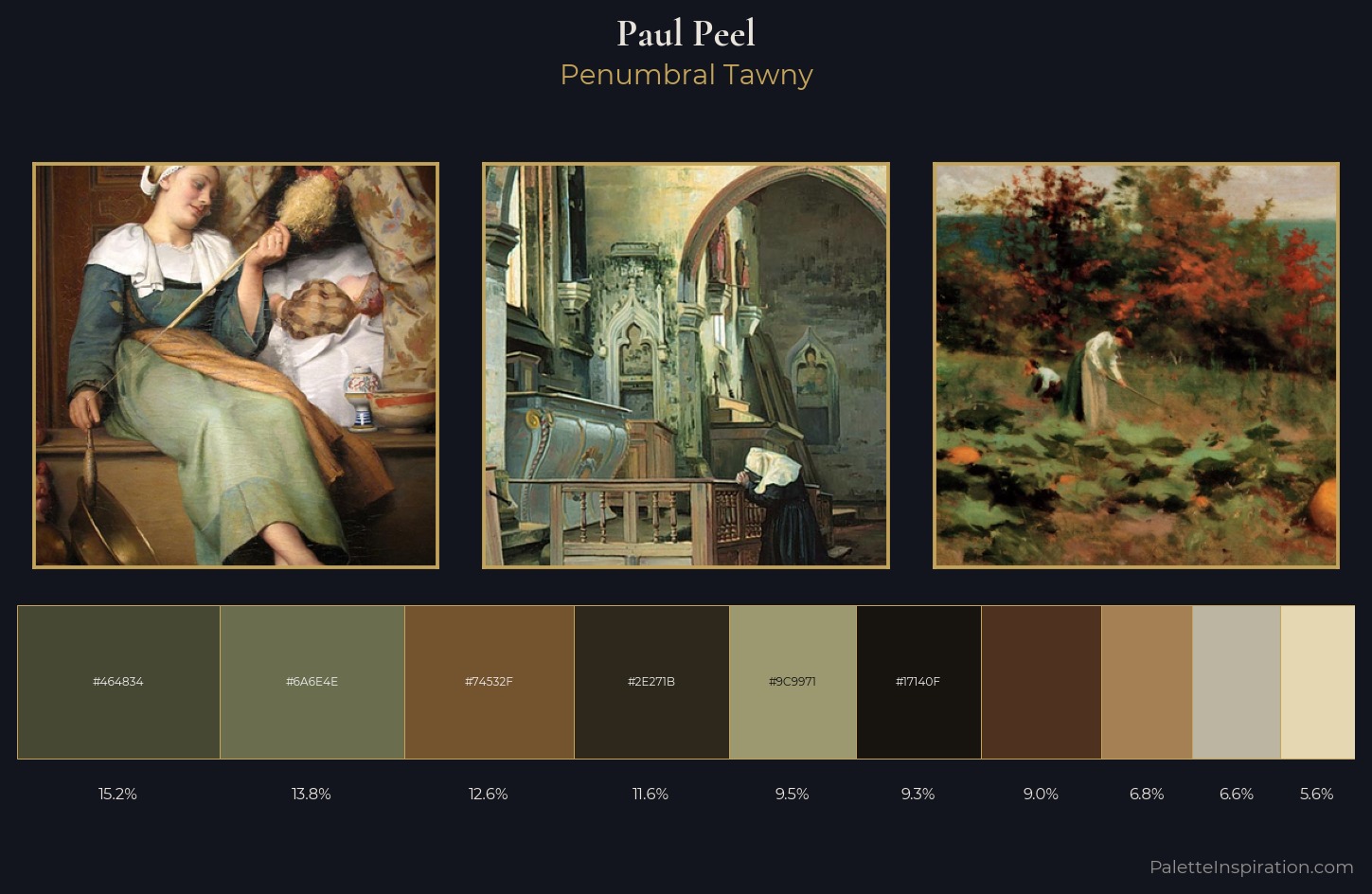 Paul Peel Palette 5 — Penumbral Tawny