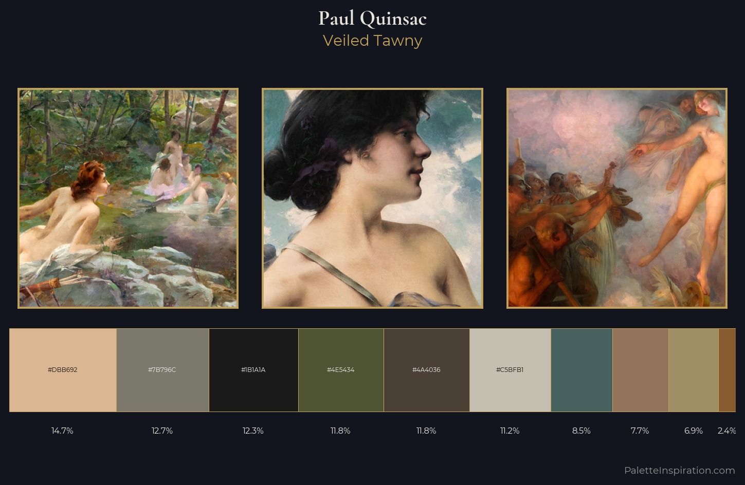 Paul Quinsac Palette 3 — Veiled Tawny