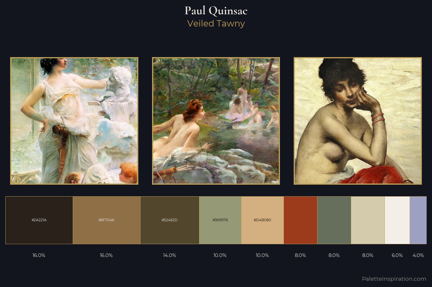 Paul Quinsac Master Palette — Veiled Tawny