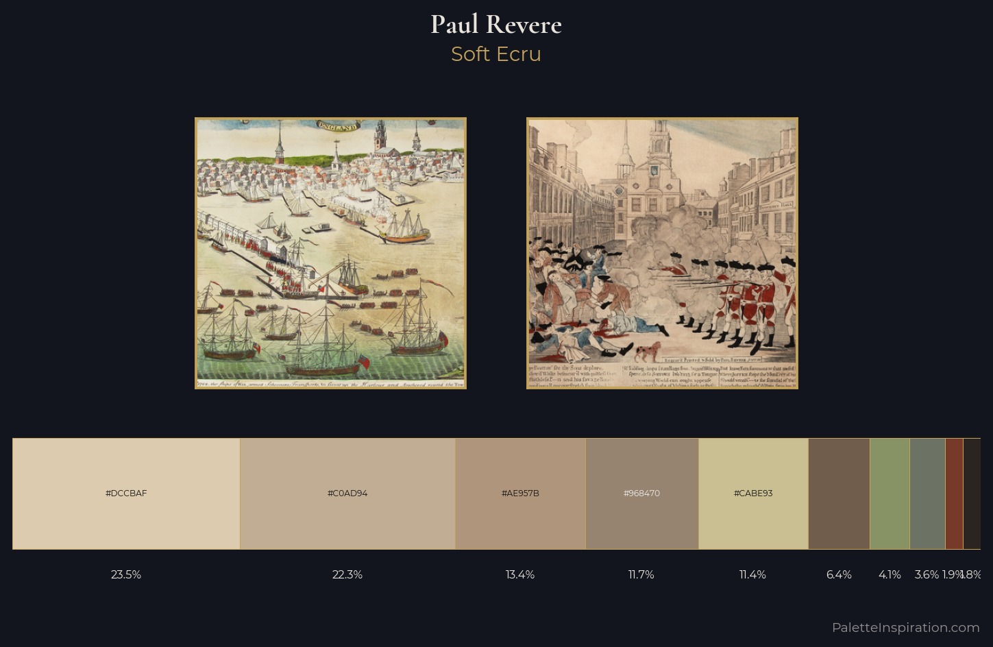 Paul Revere Palette 2 — Soft Ecru