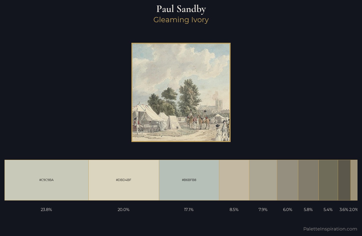 Paul Sandby Palette 2 — Gleaming Ivory