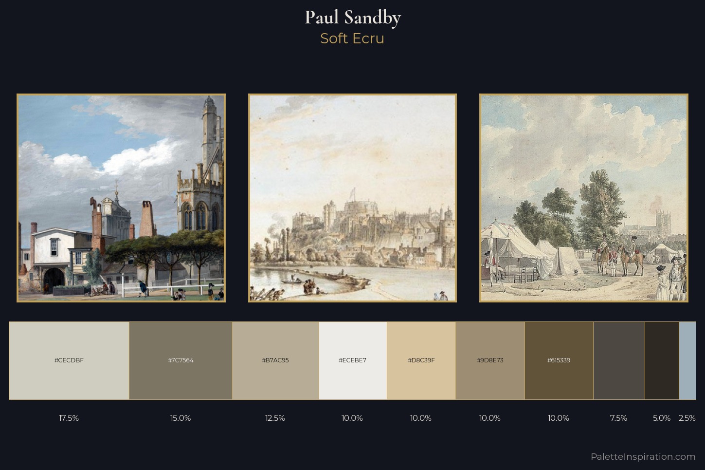 Paul Sandby Master Palette — Soft Ecru
