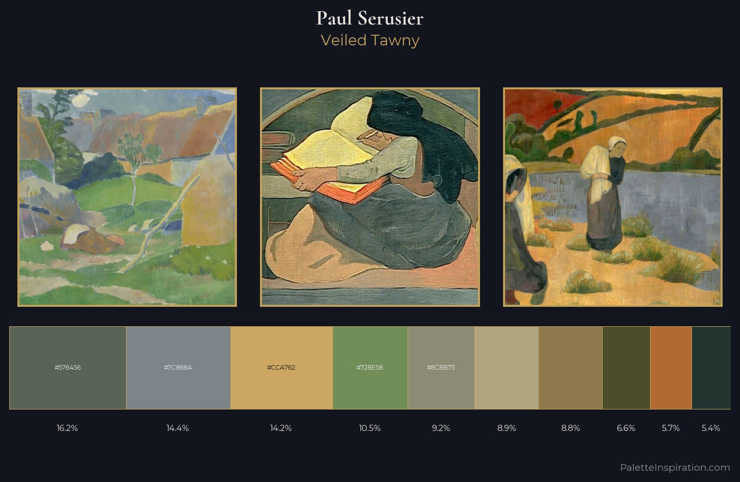 Paul Serusier Palette 2 — Veiled Tawny