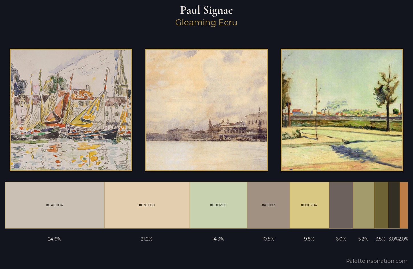 Paul Signac Palette 5 — Gleaming Ecru