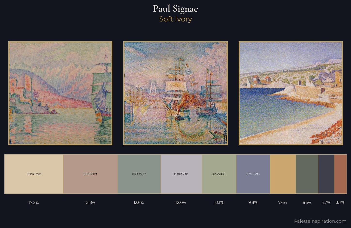 Paul Signac Palette 7 — Soft Ivory