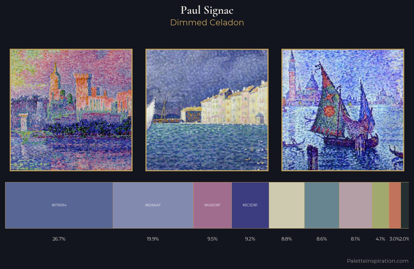 Paul Signac Palette 8 — Dimmed Celadon