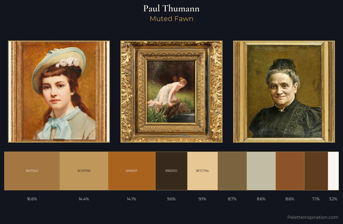 Paul Thumann Palette 1 — Muted Fawn