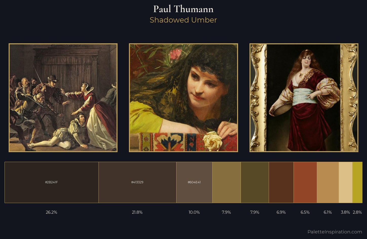 Paul Thumann Palette 3 — Shadowed Umber