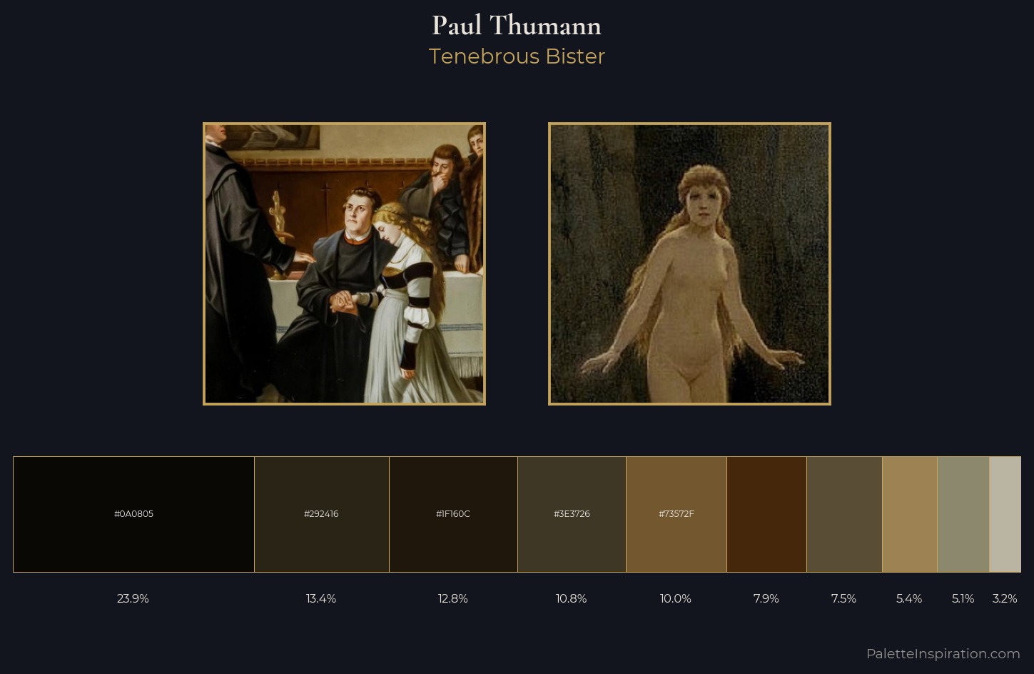 Paul Thumann Palette 5 — Tenebrous Bister