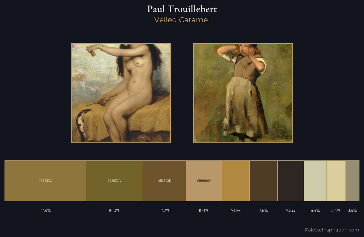 Paul Trouillebert Palette 2 — Veiled Caramel