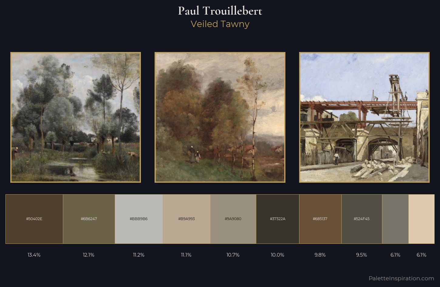 Paul Trouillebert Palette 4 — Veiled Tawny