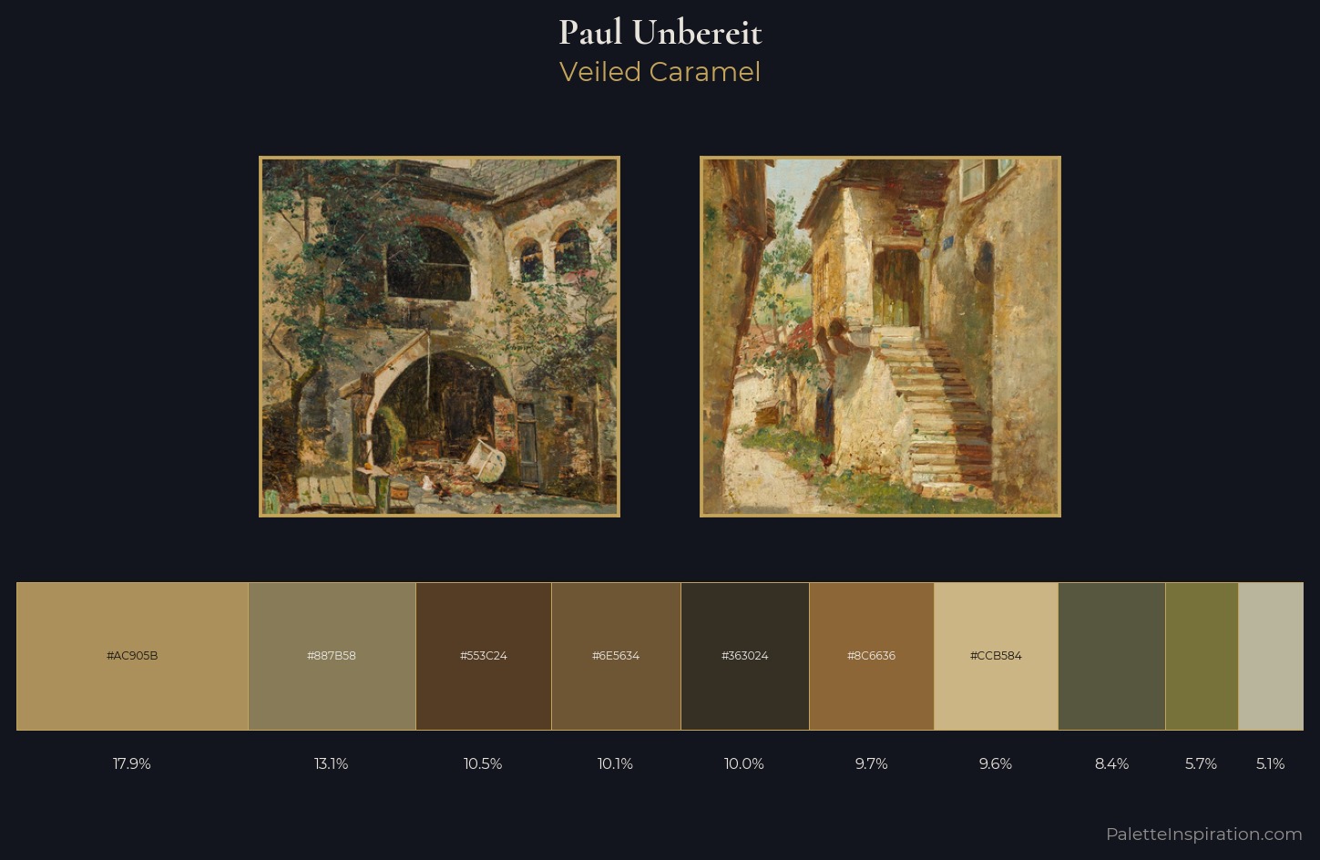 Paul Unbereit Palette 1 — Veiled Caramel