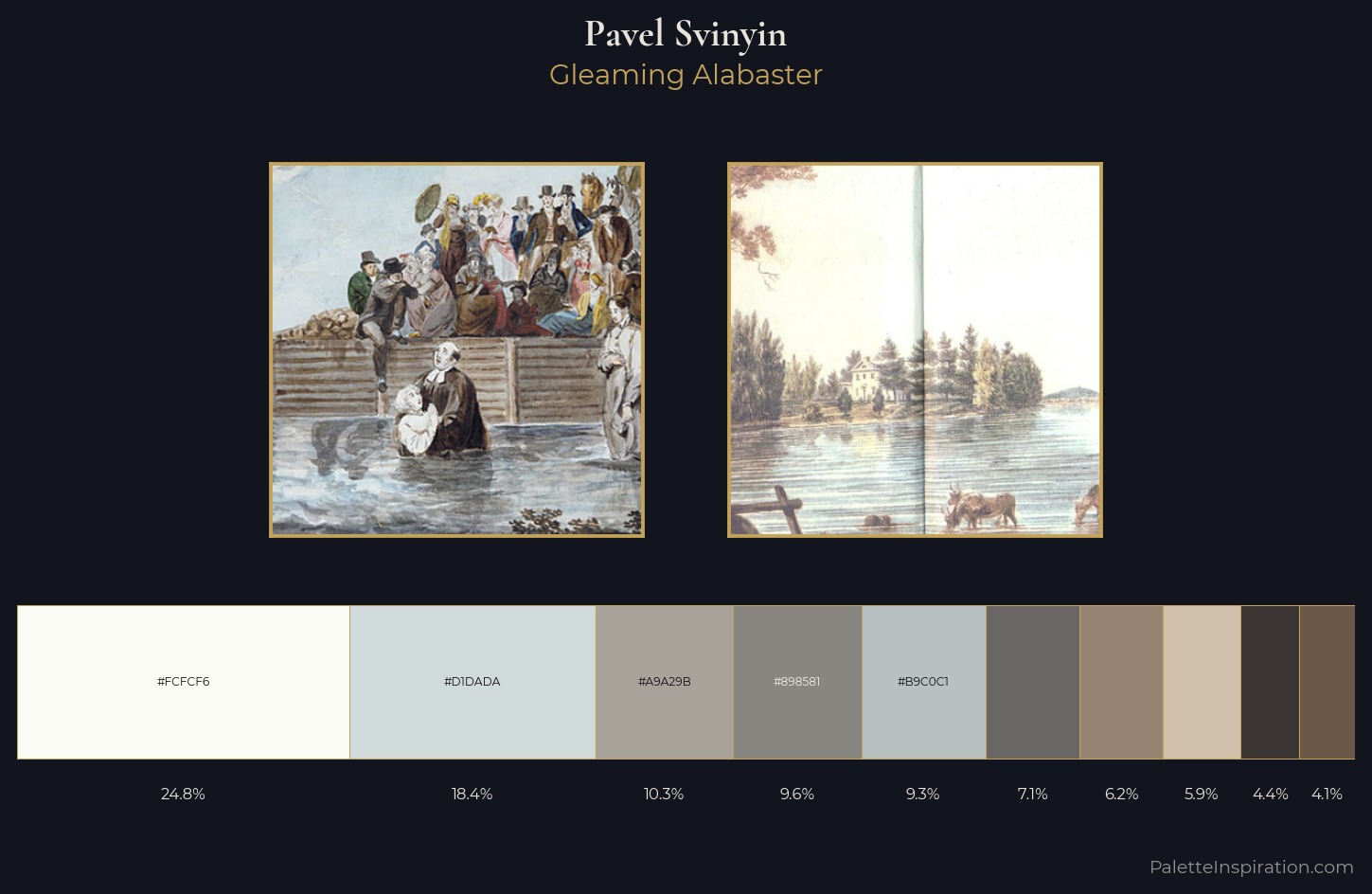 Pavel Svinyin Palette 5 — Gleaming Alabaster