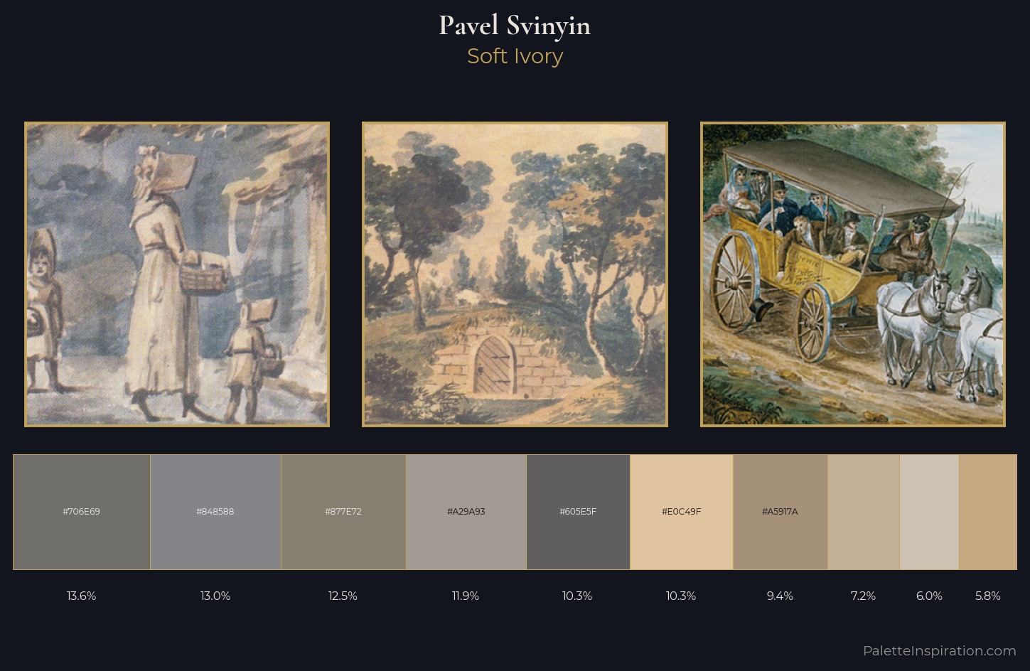 Pavel Svinyin Palette 6 — Soft Ivory