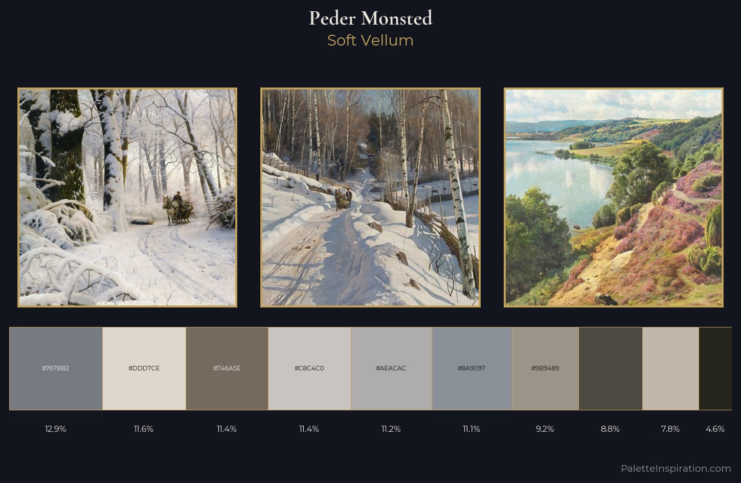 Peder Monsted Palette 1 — Soft Vellum