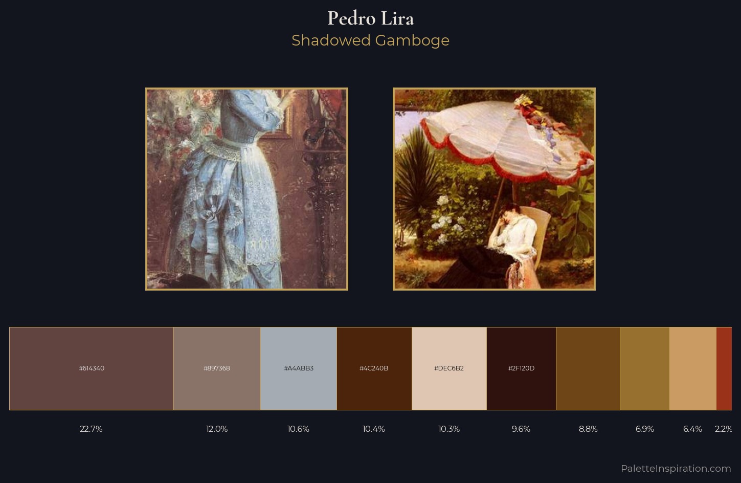 Pedro Lira Palette 3 — Shadowed Gamboge