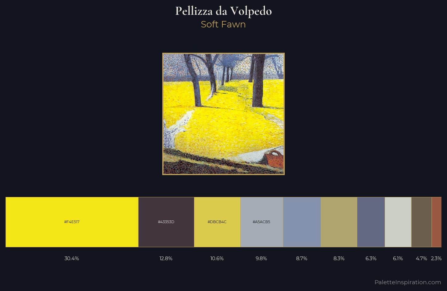 Pellizza da Volpedo Palette 1 — Soft Fawn