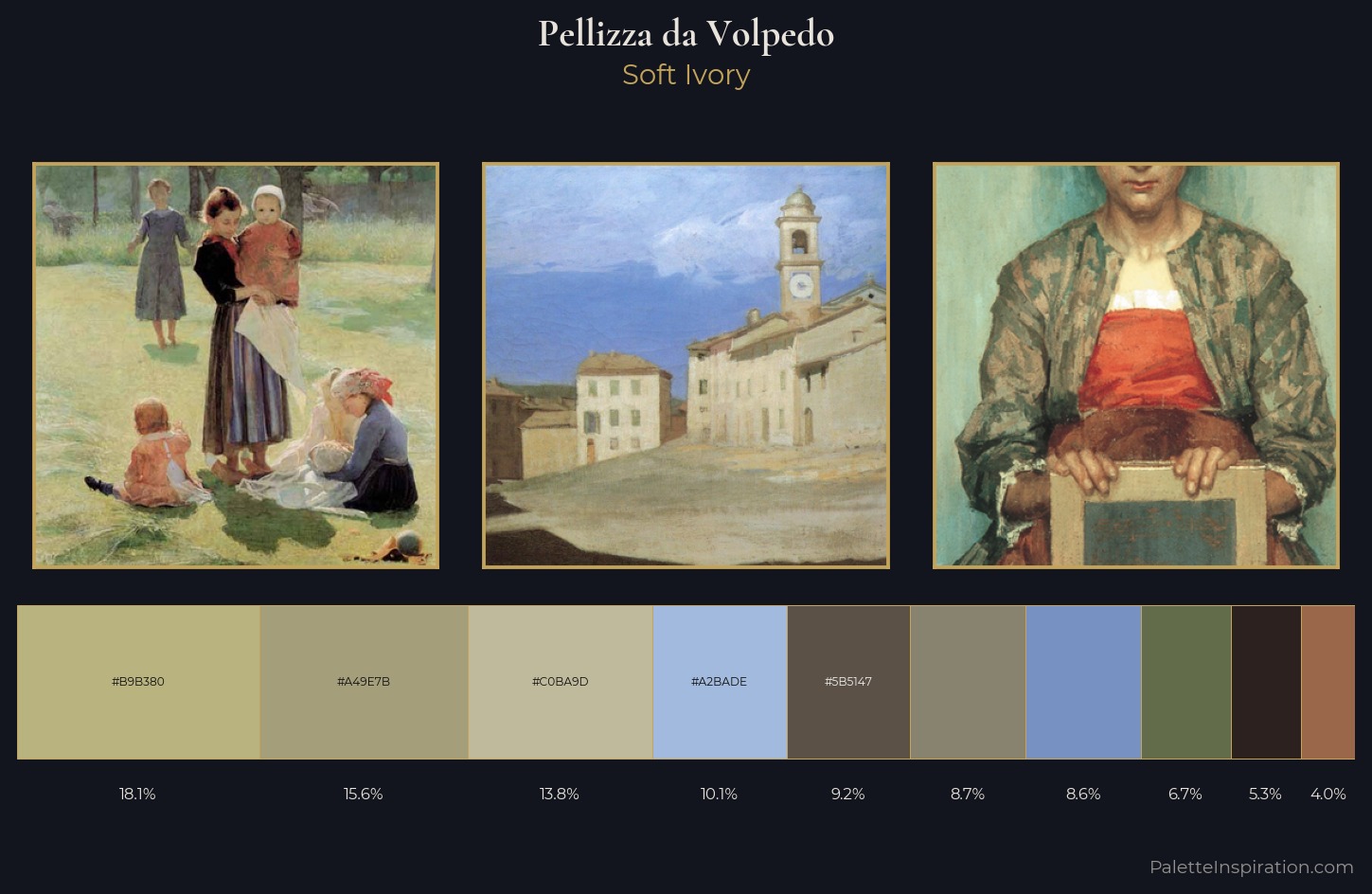Pellizza da Volpedo Palette 3 — Soft Ivory