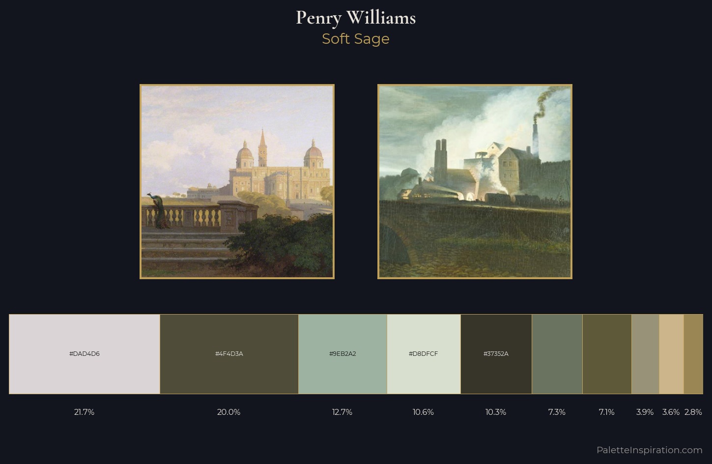 Penry Williams Palette 2 — Soft Sage