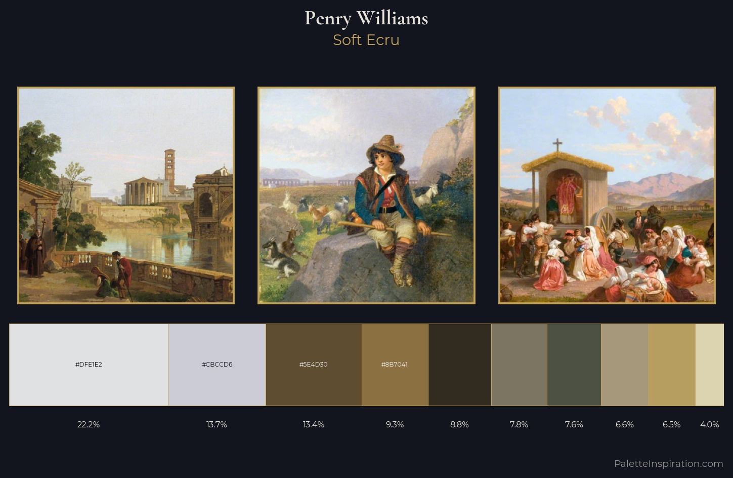 Penry Williams Palette 3 — Soft Ecru