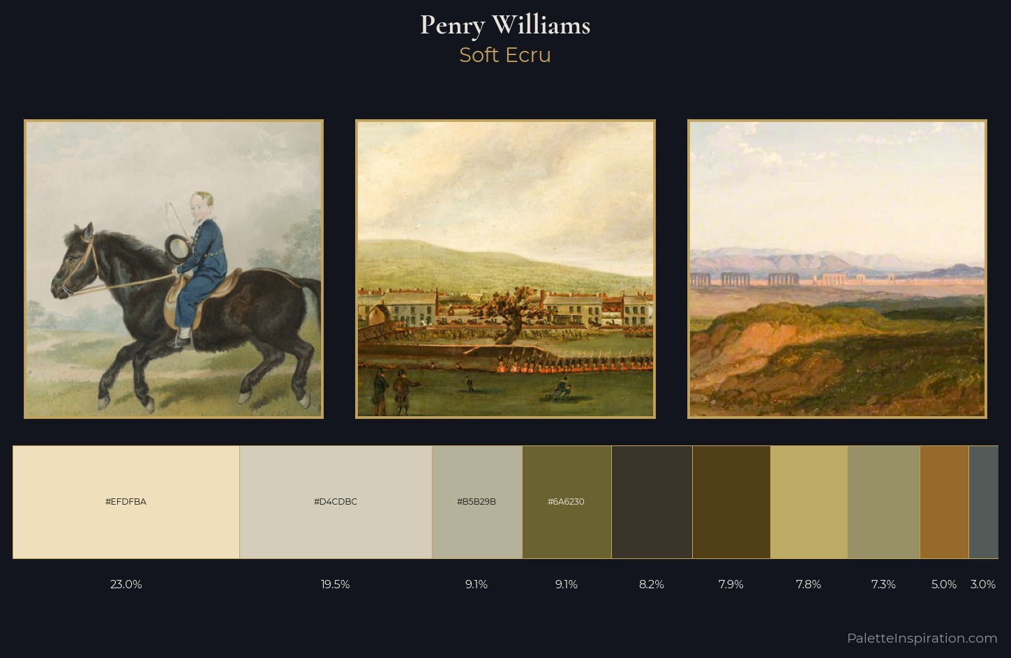 Penry Williams Palette 4 — Soft Ecru