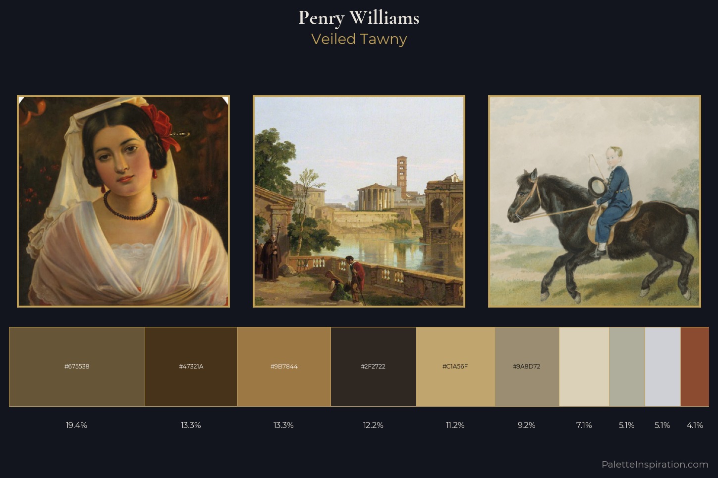 Penry Williams Master Palette — Veiled Tawny