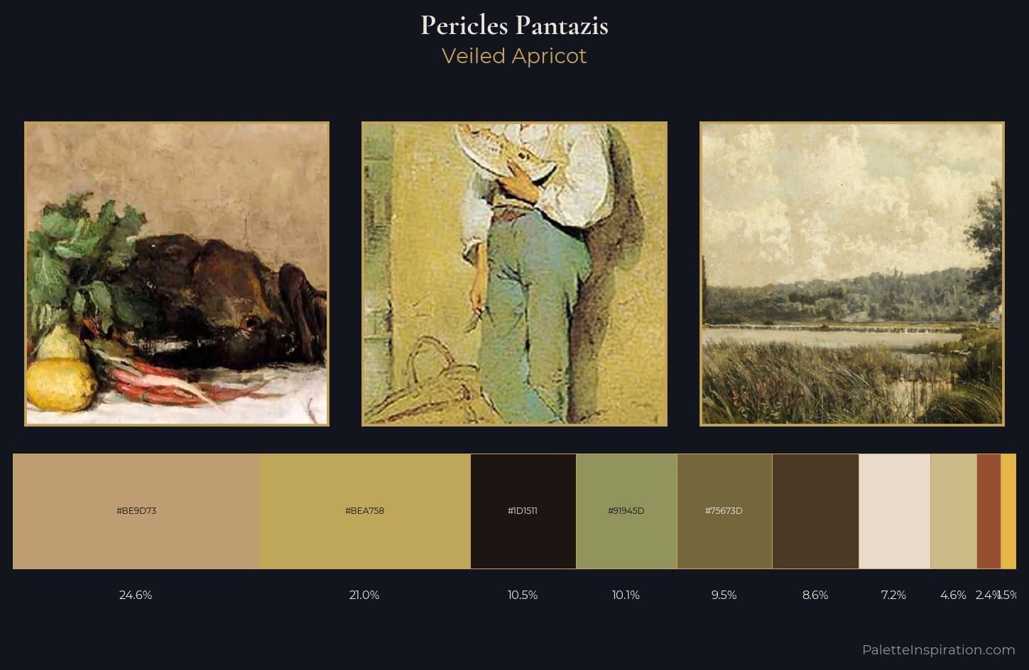 Pericles Pantazis Palette 2 — Veiled Apricot