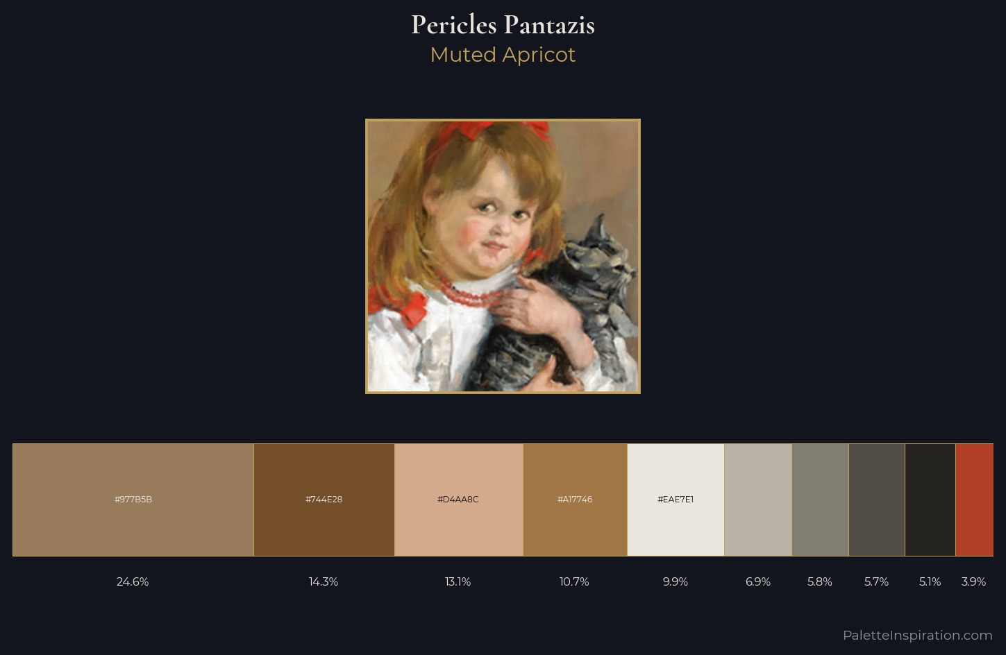 Pericles Pantazis Palette 4 — Muted Apricot