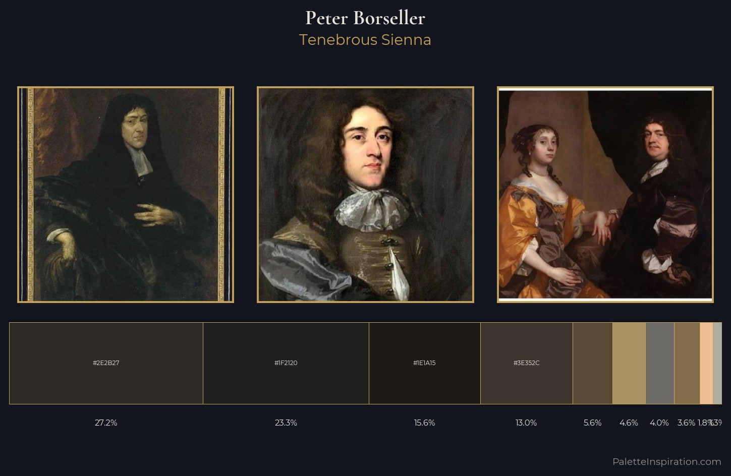 Peter Borseller Palette 2 — Tenebrous Sienna