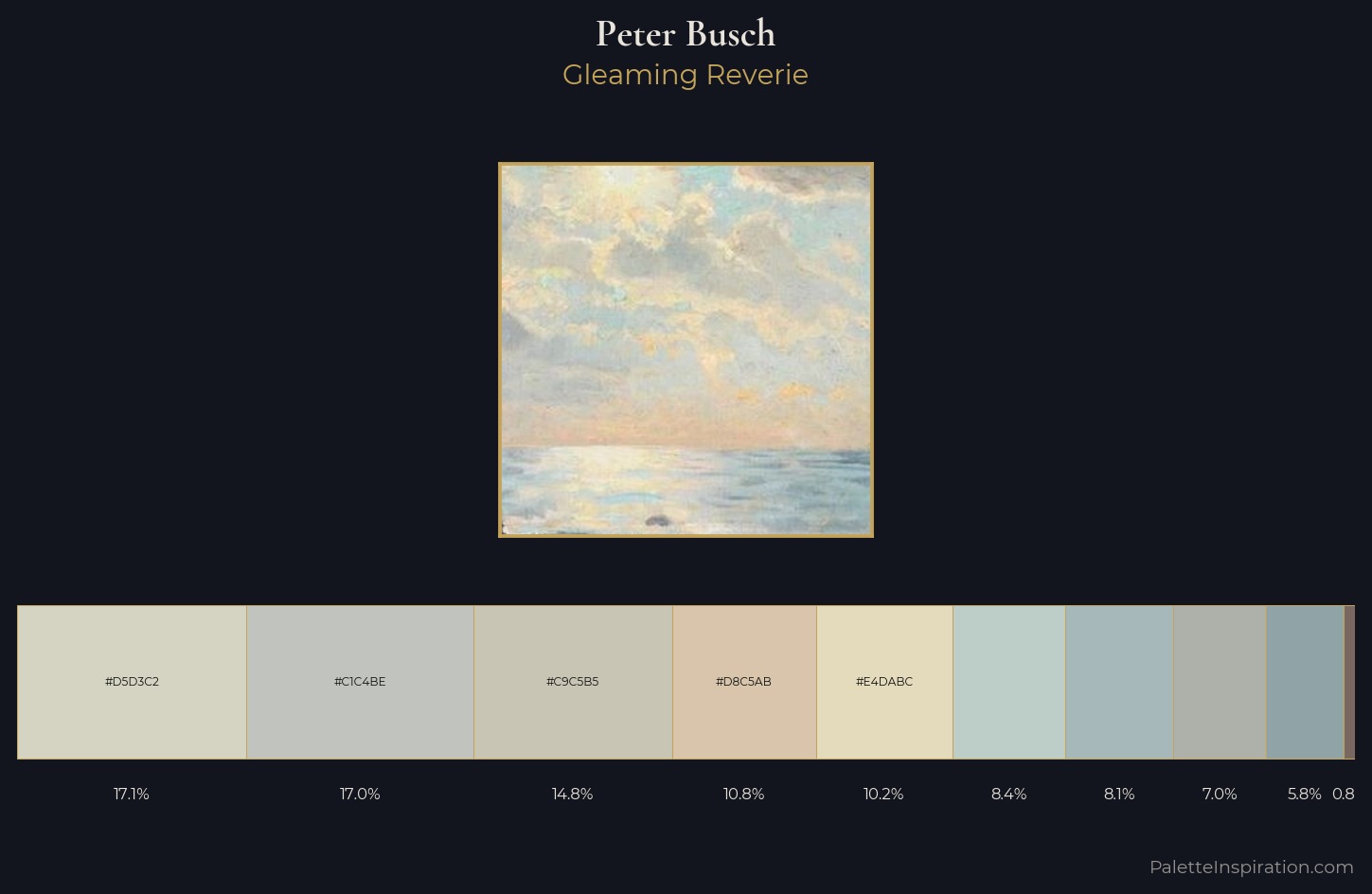 Peter Busch Palette 1 — Gleaming Reverie