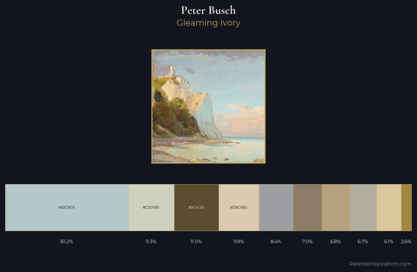 Peter Busch Palette 2 — Gleaming Ivory