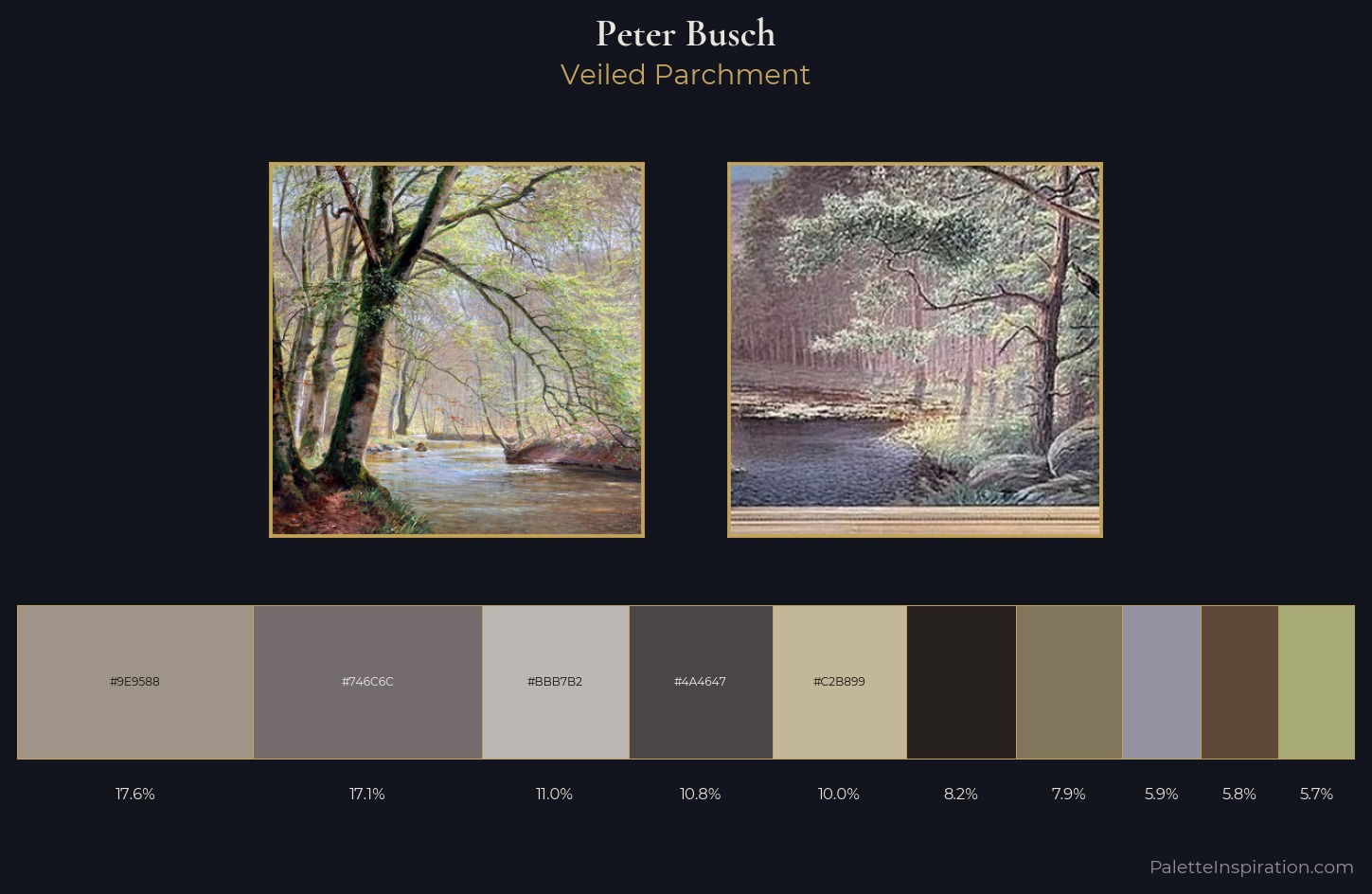 Peter Busch Palette 3 — Veiled Parchment