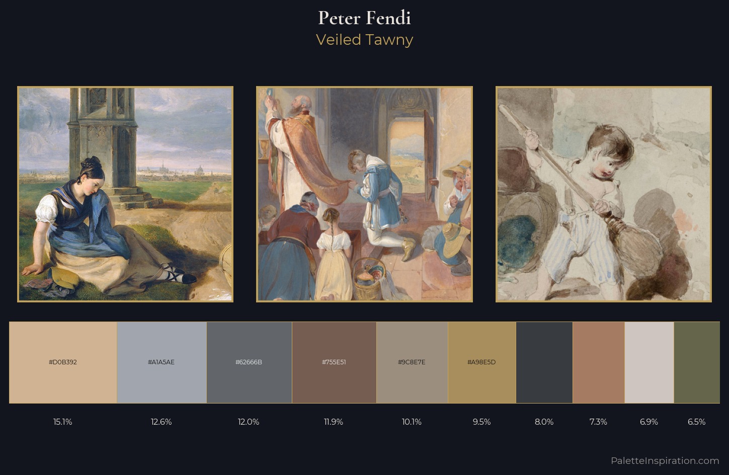 Peter Fendi Palette 2 — Veiled Tawny