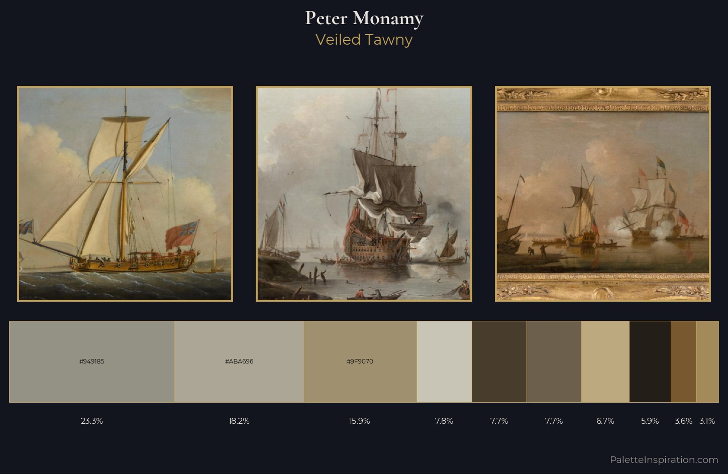 Peter Monamy Palette 2 — Veiled Tawny