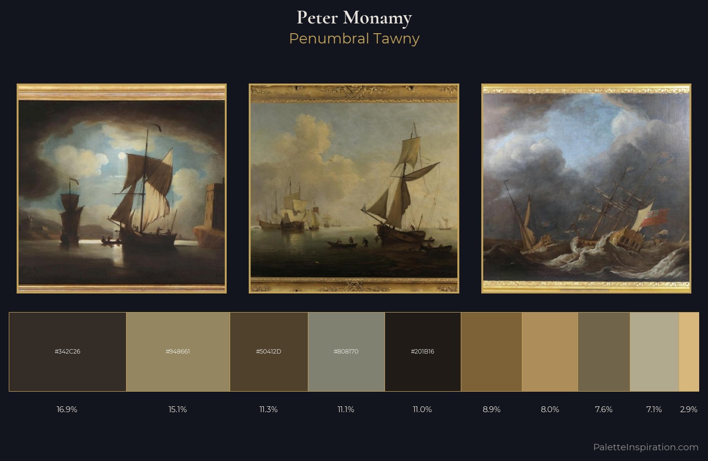 Peter Monamy Palette 3 — Penumbral Tawny