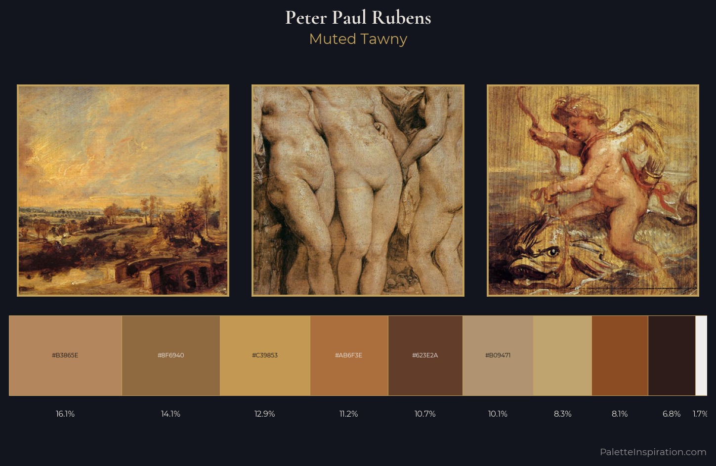 Peter Paul Rubens Palette 2 — Muted Tawny