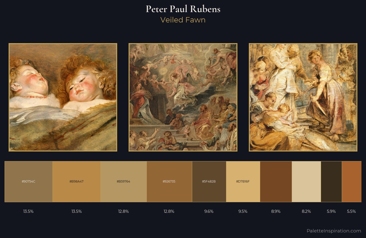Peter Paul Rubens Palette 3 — Veiled Fawn