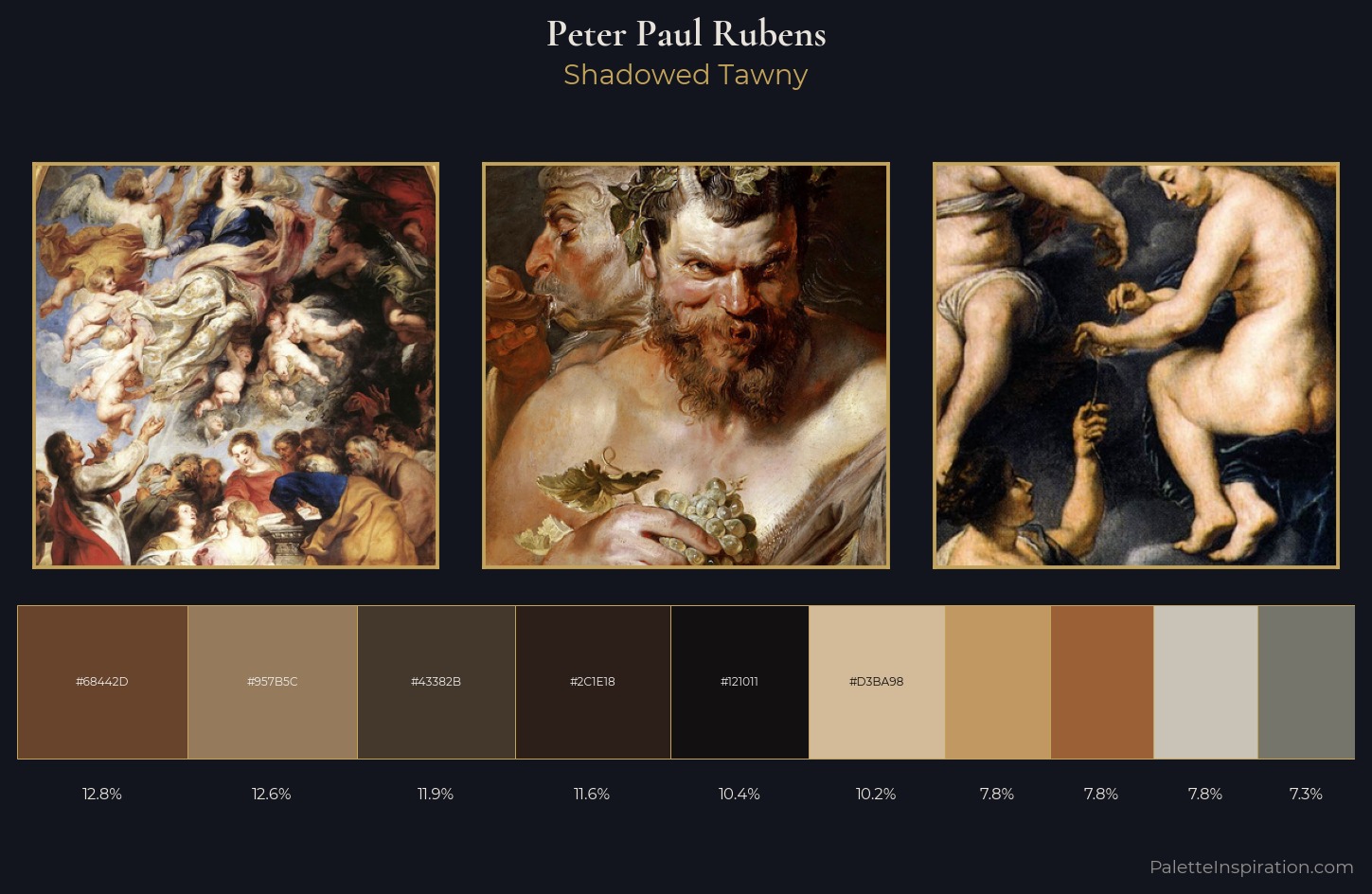 Peter Paul Rubens Palette 7 — Shadowed Tawny