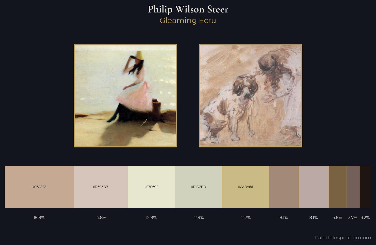 Philip Wilson Steer Palette 2 — Gleaming Ecru