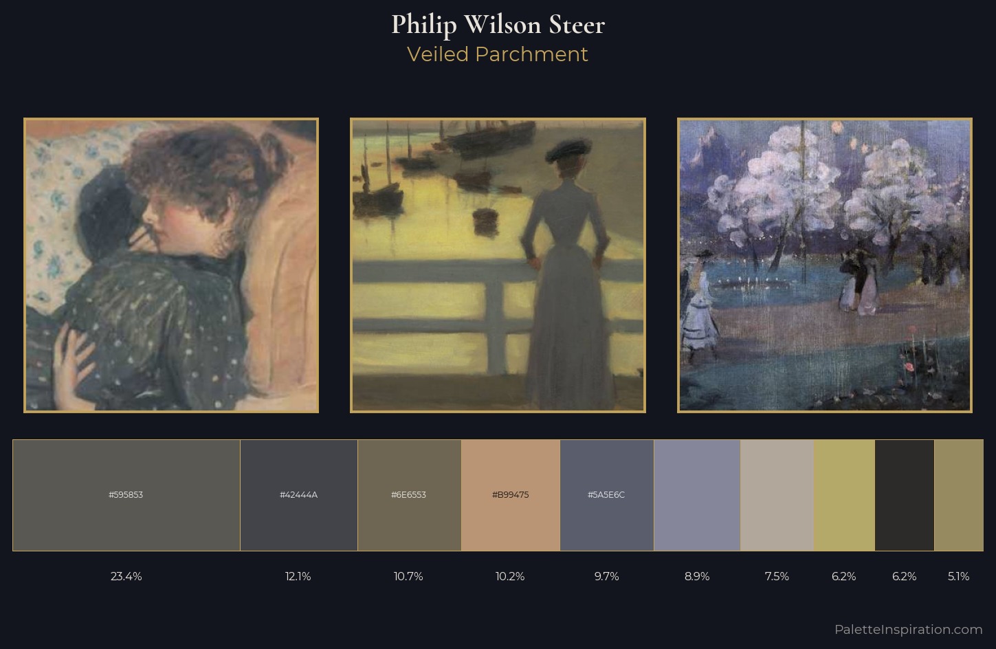 Philip Wilson Steer Palette 5 — Veiled Parchment