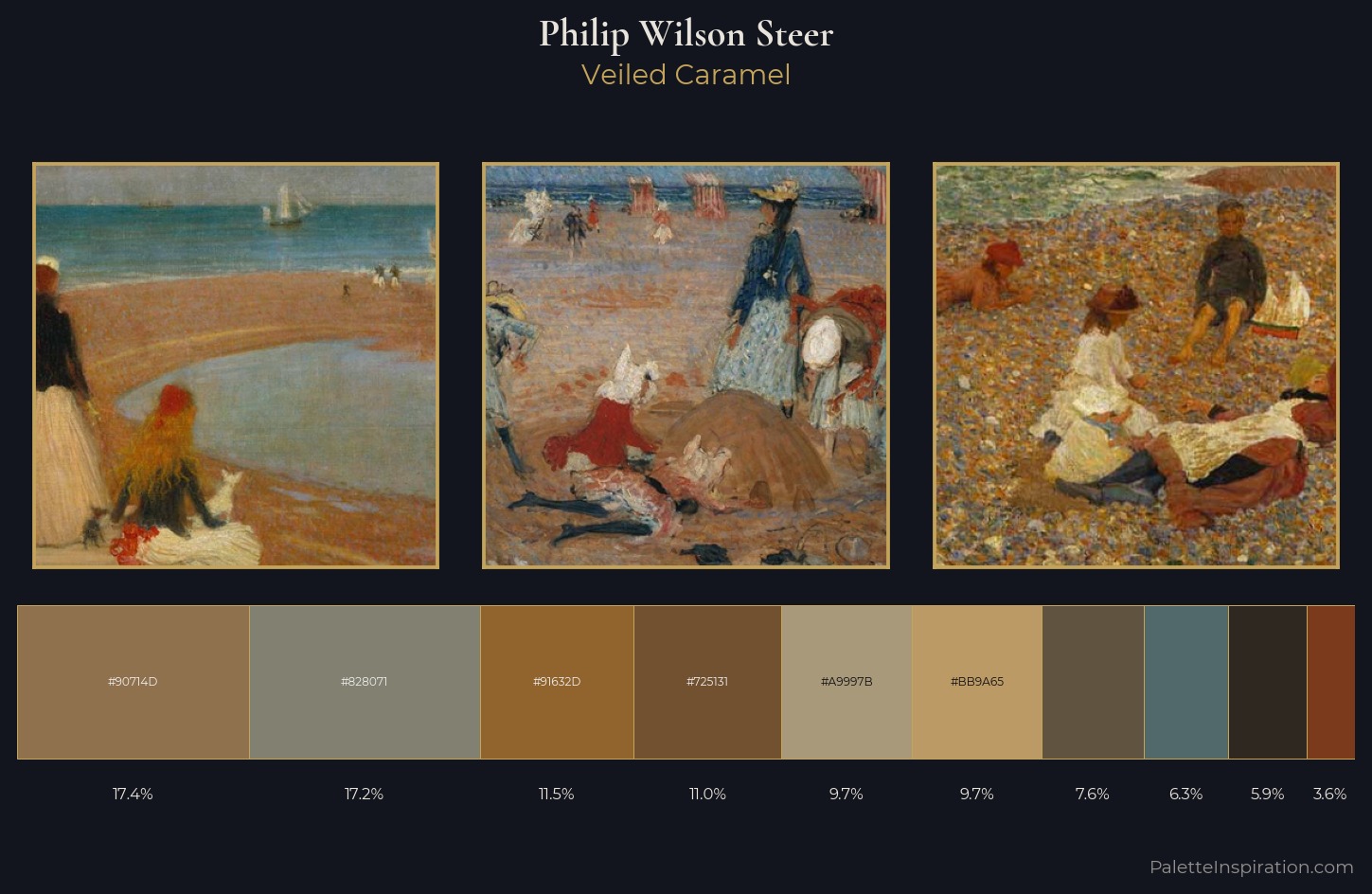 Philip Wilson Steer Palette 6 — Veiled Caramel