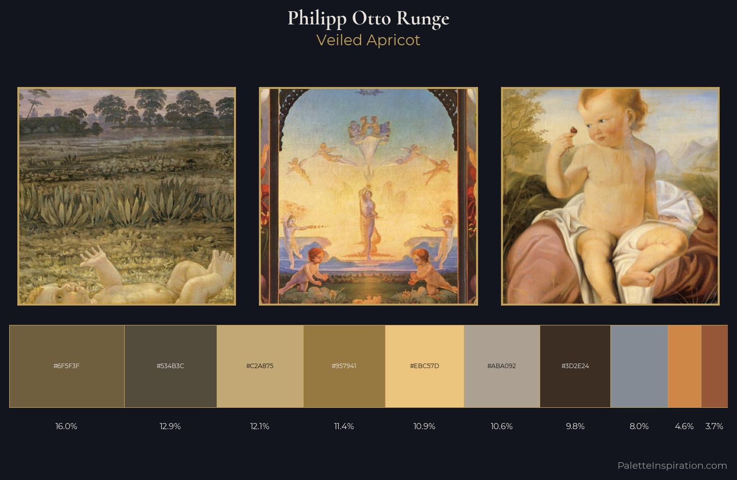 Philipp Otto Runge Palette 1 — Veiled Apricot