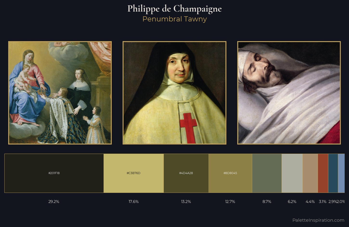 Philippe de Champaigne Palette 3 — Penumbral Tawny