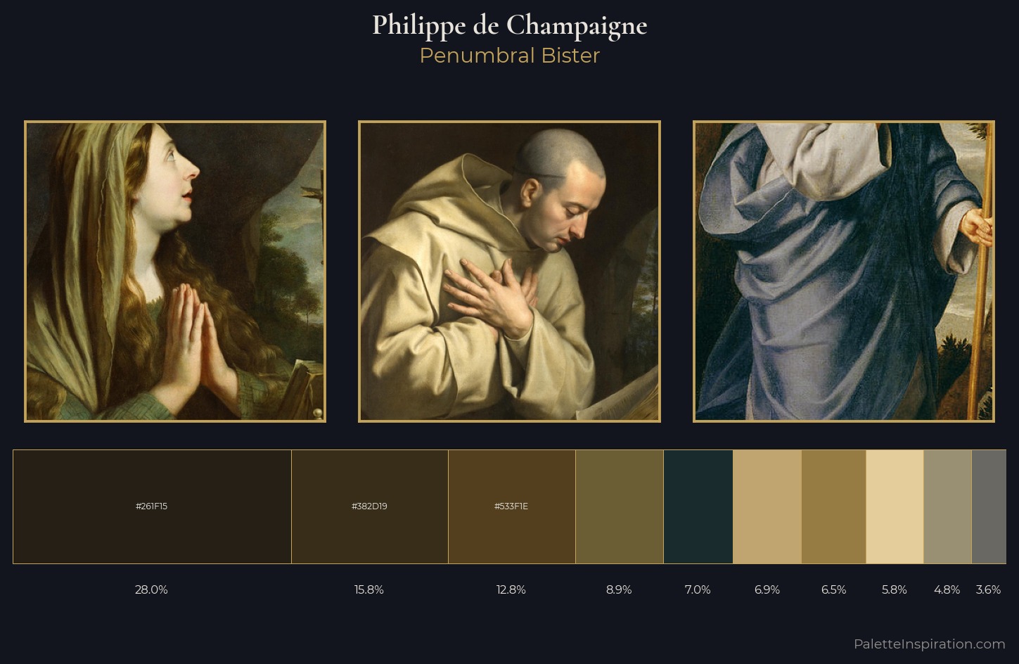 Philippe de Champaigne Palette 5 — Penumbral Bister