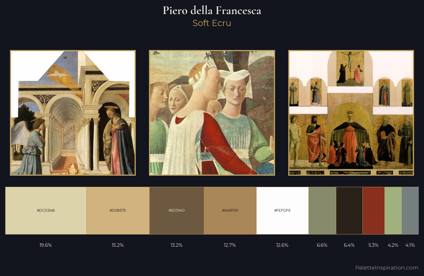 Piero della Francesca Palette 1 — Soft Ecru