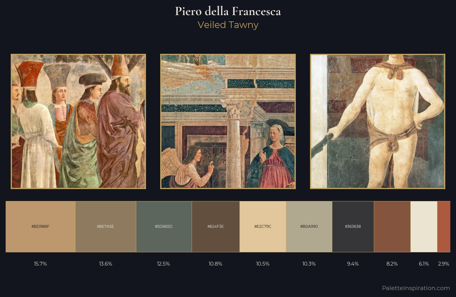 Piero della Francesca Palette 2 — Veiled Tawny